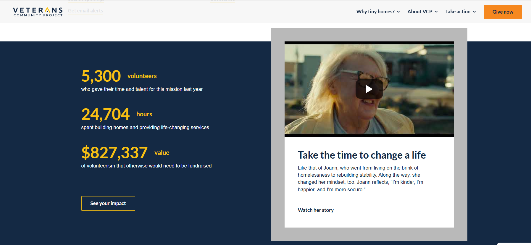 A look at Veterans Community Project's corporate volunteer strategy