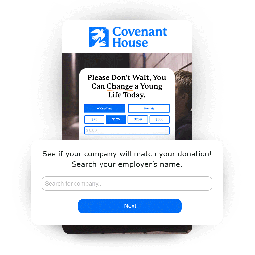 A look at Double the Donation's Matching Gift Software