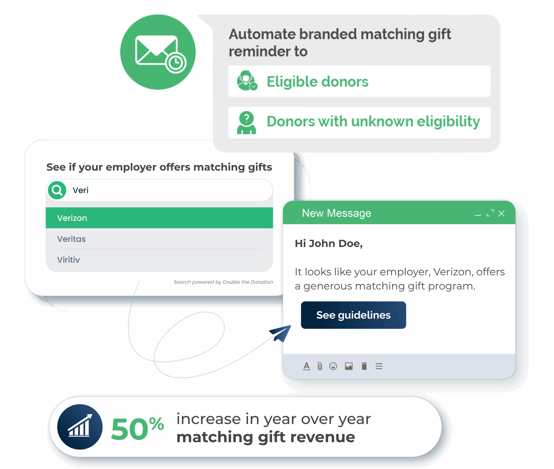 Grow corporate fundraising revenue with workplace giving automation software.