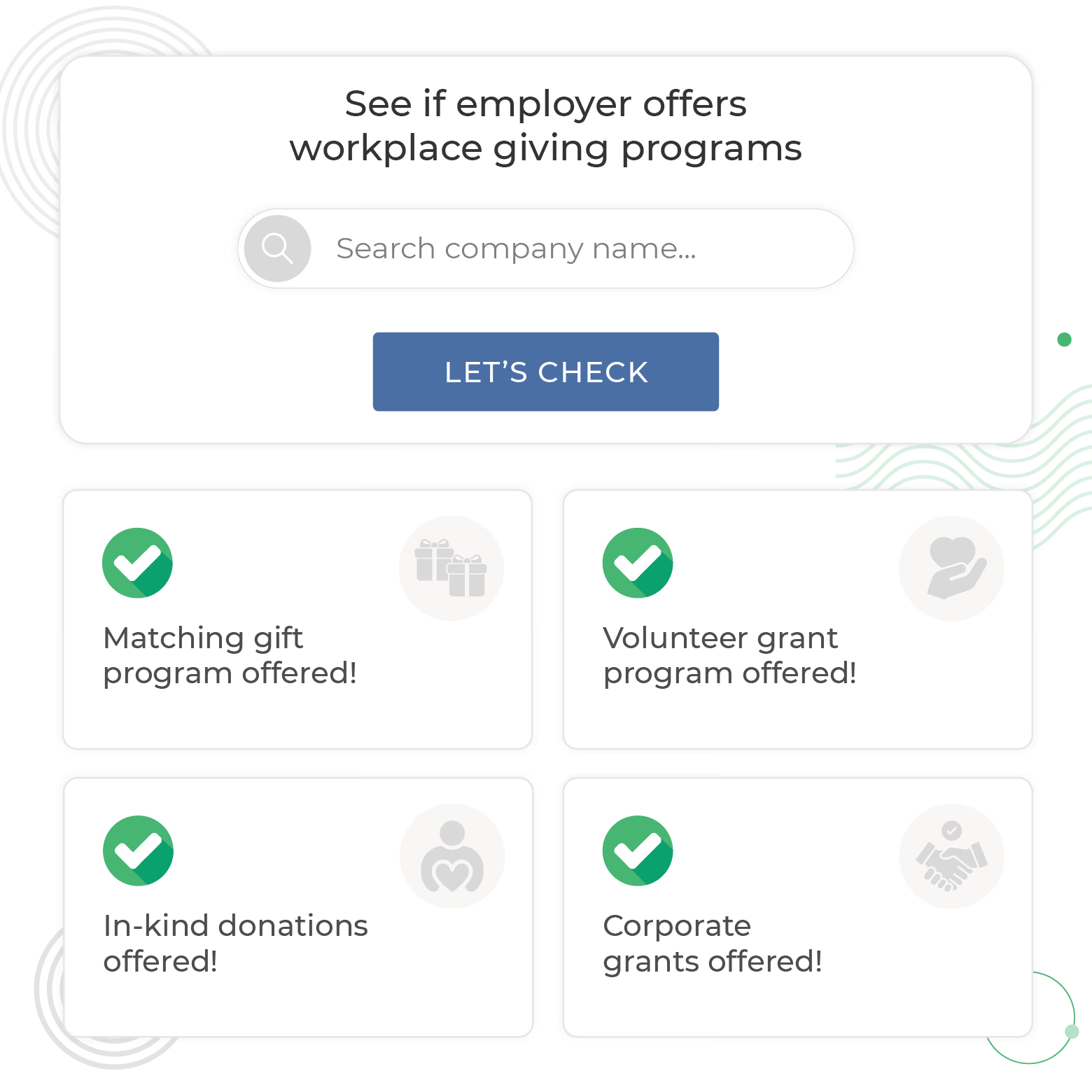 Grow corporate fundraising revenue with a workplace giving database tool.