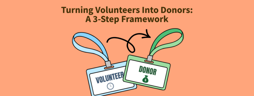 Turning Nonprofit Volunteers into Donors A 3-Step Framework